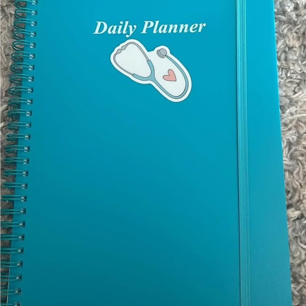 Blue Daily Planner! Never used!